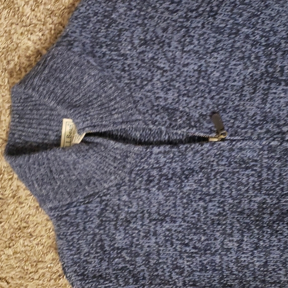 L.L Bean vintage Lambs Wool zip up sweater - Picture 3 of 5